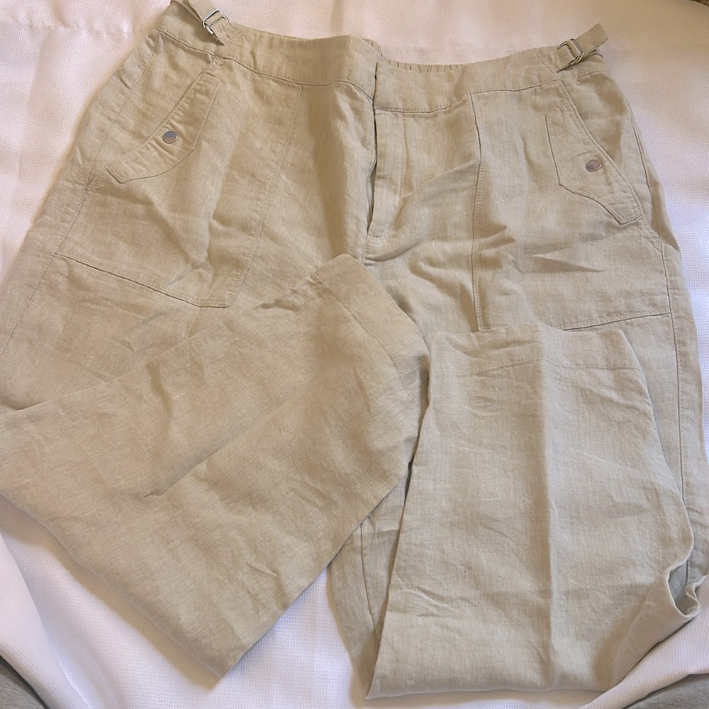 Athleta Voyager Linen Pants NWT
